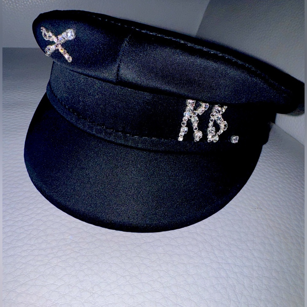 Black Ruslan Baginsky Embellished hat!